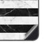 Black and White Striped Marble Galaxy A14 5G Skin